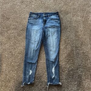 Buckle Blue Distressed Women skinny jeans